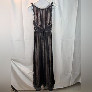 Jill Stuart Black Silk Evening Gown Size 2 In EUC